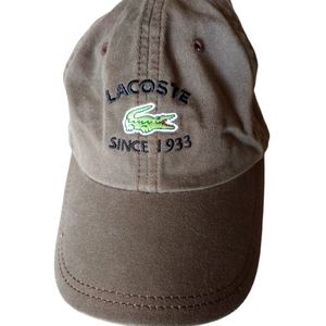 Lacoste womens hat, adjustable, EUC